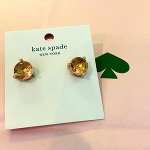 Kate spade peach gum drop earrings New W/O tags